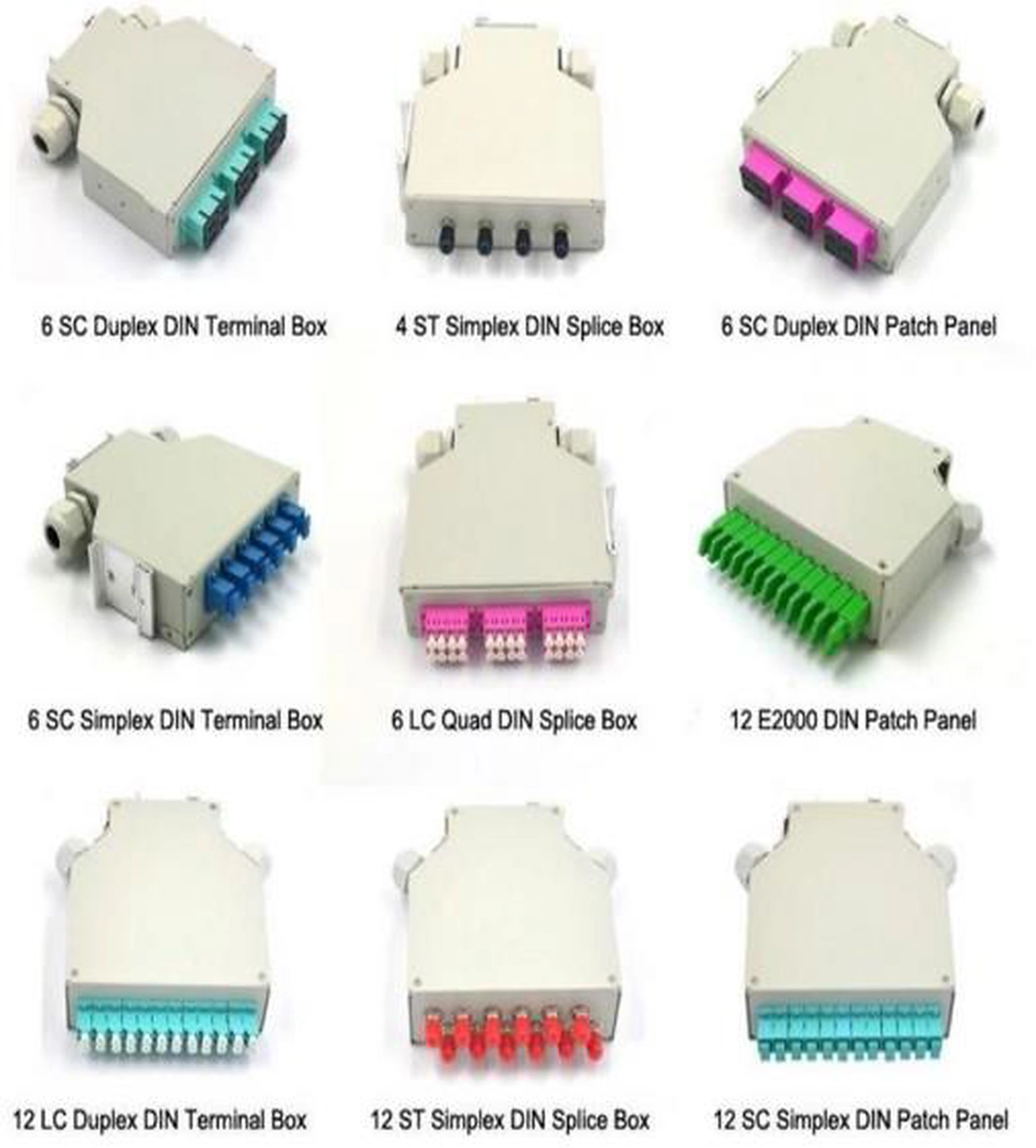 Fiber Termination Box - Din Rail Termination Box